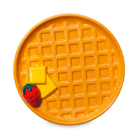 Поднос декоративный Waffle, 16.5 см, керамика, желтый, серия Good Morning, DOIY, Испания