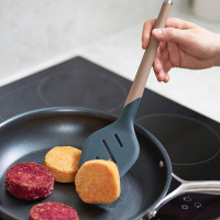 Лопатка с прорезями, 32 см, нейлон, силикон, коричневый, черный, серия SmartChef, SMART SOLUTIONS, Россия_00817550042340356564.jpg