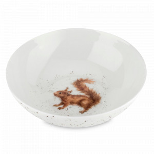 Салатник индивидуальный «Белка», 15 см, костяной фарфор, белый, декор, серия Wrendale Designs, ROYAL WORCESTER, Великобритания, ROYAL WORCESTER (Великобритания)