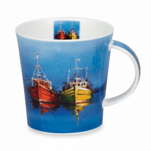Кружка «Корабли», 480 мл, костяной фарфор, декор, серия Cairngorm, DUNOON, Великобритания, Кружки