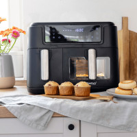 Аэрофритюрница , 9,5 л, пластик, металл, черный, STEBA, Германия_00817860056159798223.jpg