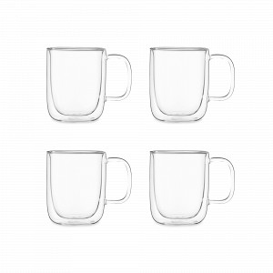 Набор из 4 термокружек, 100 мл, боросиликатное стекло, серия Classic, VIVA Scandinavia, Дания, Набор термостаканов