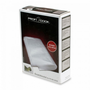 Набор вакуумных пакетов, 50 штук, 22 х 30 см, полиэтилен, PROFI COOK, Германия, PROFI COOK (Германия)