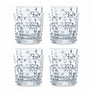 Набор из 4-х стаканов для виски PUNK, 348 мл, хрустальное стекло, NACHTMANN, Германия, Бокалы для виски