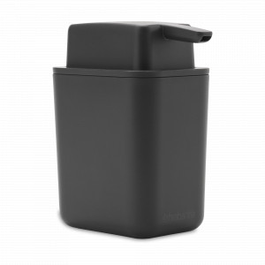 Дозатор для жидкого мыла, 200 мл, пластик, темно-серый, серия Sink Side, BRABANTIA, Бельгия, Диспенсеры и мыльницы