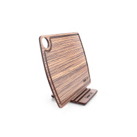 Доска разделочная композитная c желобом, 29х22см, зебрано натуральный, серия Fashion, ComposeEat, Россия_00810980056185888756.jpg