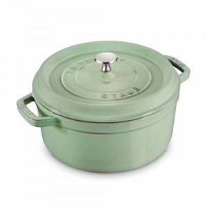 Кокот круглый, 5.25 л, 26 см, чугун, мятный, серия La Cocotte, STAUB, Франция, STAUB (Франция)