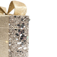 Украшение новогоднее с подсветкой Подарок, 20 х 20 см, металл, шампань, серия Event, ANNA LAFARG, Китай_00821050000691463376.jpg