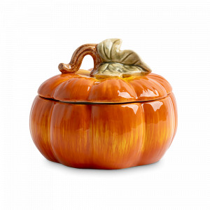 Банка для хранения «Тыква», 1.3 л, 19 х 15 см, керамика, оранжевый, серия Bright Pumpkin, ANNA LAFARG, Китай, Bright pumpkin ANNA LAFARG