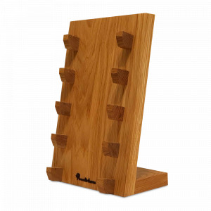 Подставка для 5-ти ножей HKS0205ON, материал: дерево дуб, WOODINHOME, Россия, Подставки под ножи