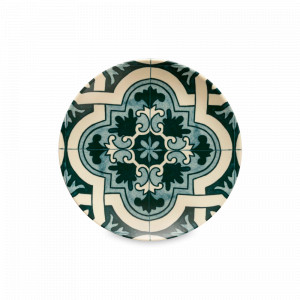 Тарелка закусочная Lamego, 21.6 см, керамика, белый, декор, серия Elements, COSTA NOVA, Португалия, Тарелки керамические