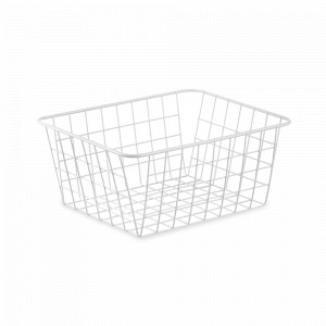 Корзина для хранения Mina, 28 х 22.5 х 12.5 см, металл, белый, BERGENSON BJORN, Великобритания, BERGENSON BJORN (Великобритания)