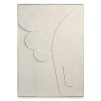 Панно декоративное с эффектом 3D Minimalism Bubble, 70 х 100 см, холст, дерево, бежевый, серия Art, BERGENSON BJORN, Великобритания