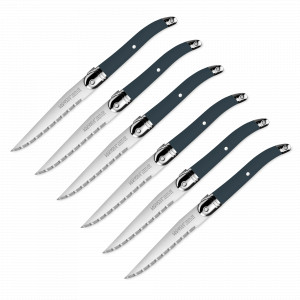 Набор из 6-ти столовых ножей, 11 см, темно-синяя рукоять, серия Laguiole Heritage, TARRERIAS BONJEAN, Франция, TARRERIAS BONJEAN (Франция)