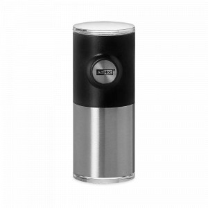 Мельница для перца и соли, PEPNETIC, черная, с магнитным креплением, размер 4,5 х 11 см, серия Pepnetic, ADHOC, Германия, Мельницы для перца