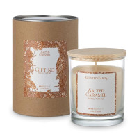 Свеча ароматическая «Salted Caramel», 40 часов горения, воск, стекло, серия Gifting, AMBIENTAIR, Испания