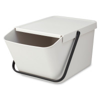 Ведро для мусора Stackable, 20 л, пластик, светло-серый, серия SORT GO, BRABANTIA, Бельгия_00812680044683843983.jpg