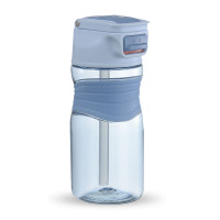 Бутылка для воды Slow Sip, 450 мл, пластик Tritan, полипропилен, термопластик, голубой, SMART SOLUTIONS, Россия