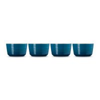 Набор из 4-х рамекинов, керамика, 100 мл, синий, серия Deep Teal, LE CREUSET, Франция_00807430060311723270.jpg