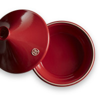 Керамический тажин II, 3,5 л, 32 х 23 см, гранат, серия Flame, EMILE HENRY, Франция_00787090080716541299.jpg