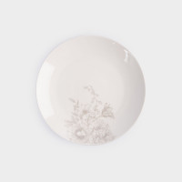 Сервиз обеденный на 6 персон Бежевые цветы, 18 предметов, фарфор, белый, декор, серия Lorenzo, ANNA LAFARG, Китай_00822650034971968748.jpg