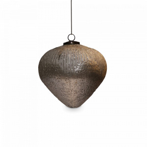 Украшение новогоднее подвес, 15 см, стекло, коричневый металлик, ROOMERS FURNITURE, Нидерланды, Новогодний декор ROOMERS FURNITURE