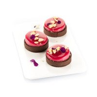 Набор для приготовления пирожных Mini Tarte Glam, размер: 33 х 18 см, материал: силикон, пластик, цвет: бежевый, SILIKOMART, Италия_00802160044598693572.jpg