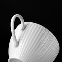 Сервиз чайный на 6 персон, 14 предметов, фарфор, серия Plisse, PILLIVUYT, Франция_00808950056251802778.jpg