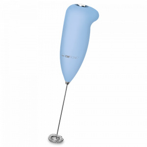 Капучинатор, 22,5 см, пластик, нержавеющая сталь, голубой, CLATRONIC, Германия, CLATRONIC (Германия)