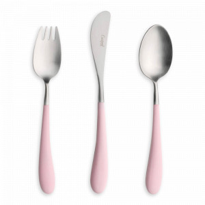 Набор детских столовых приборов, 3 предмета, нержавеющая сталь 18/10, серия Alice, CUTIPOL, Португалия, Детские наборы CUTIPOL