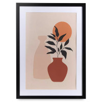 Панно декоративное Plant, 50 х 70 см, холст с черной рамой, серия Art, BERGENSON BJORN, Великобритания