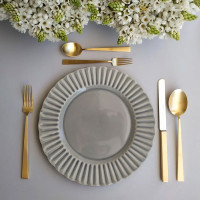 Тарелка обеденная, 27.7 см, керамика, серый, серия Cristal, COSTA NOVA, Португалия_00815340035165129824.jpg