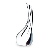 Декантер для красного вина CORNETTO SINGLE FATTO A MANO с оптическим эффектом, ручная работа, 1200 мл, 32,5 см, хрусталь, серия Decanters, RIEDEL, Австрия