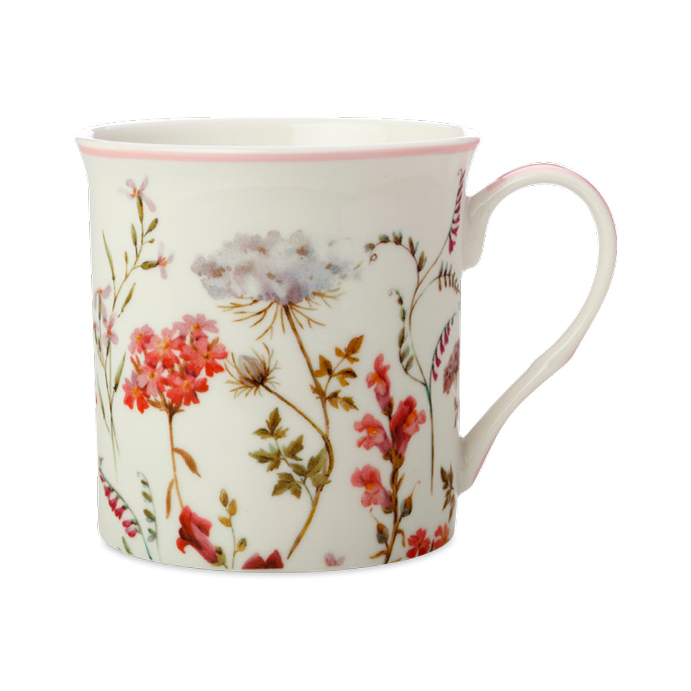 Кружка Луговые цветы, 300 мл, фарфор, белый, декор, серия Casa Domani, MAXWELL WILLIAMS, Австралия