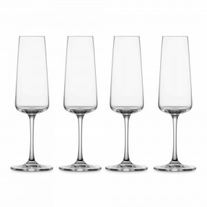 Набор из 4-х бокалов для шампанского Sparkling Wine, 260 мл, хрустальное стекло, серия Miovino, SCHOTT ZWIESEL, Германия, SCHOTT ZWIESEL (Германия)