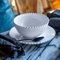 Салатник порционный White, 16.5 см, керамика, белый, серия Pearl, COSTA NOVA, Португалия_00814330065196104490.jpg