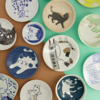 Салатник порционный, 13 см, 220 мл, керамика, белый, декор, серия Neko Maruke, TOKYO DESIGN, Нидерланды_00818400051292274500.jpg