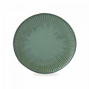 Тарелка закусочная, 19 см, фарфор, зеленый, серия Галерея, EASY LIFE (R2S), Италия, Тарелки зеленые