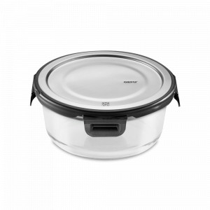 Контейнер для еды Milo, 900 мл, нержавеющая сталь, боросиликатное стекло, GEFU, Германия, Контейнеры и термосы GEFU