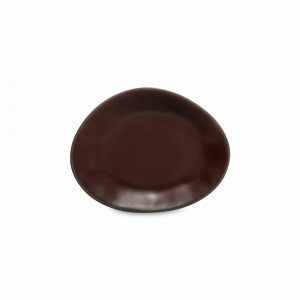 Тарелка овальная закусочная Port, 20 х 16 см, керамика, бордовый, серия Stacked Organic, COSTA NOVA, Португалия, Прямоугольные тарелки для сервировки