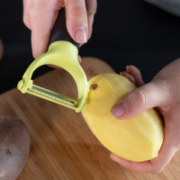 Овощечистка и овощерезка с плавающим лезвием, 2-в-1, 16,5 см, серия Kitchen Tools, TREBONN, Италия_00816360052263489799.jpg
