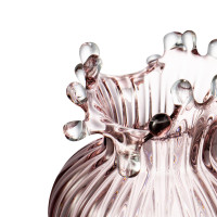 Ваза Роялти, 19.5 см, стекло, розовый, Rasteli, Бельгия_00812030042039012008.jpg