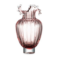 Ваза Роялти, 30.5 см, стекло, розовый, Rasteli, Бельгия_00812030042140638863.jpg