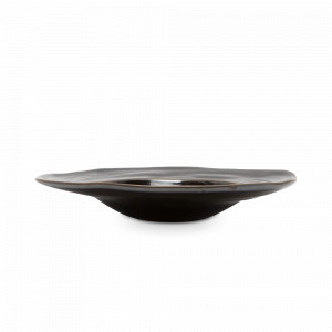Тарелка для пасты E665, 24.5 см, каменная керамика, черный, ROOMERS TABLEWARE, Нидерланды, Тарелки для пасты
