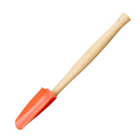 Лопатка кухонная, 28 см, силикон, дерево, оранжевый, серия Flame, LE CREUSET, Франция_00806990041296007974.jpg