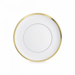 Тарелка десертная, 17 см, фарфор, белый, золотой, серия Domo Gold, VISTA ALEGRE, Португалия, Плоские круглые тарелки