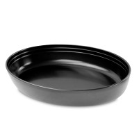Форма для запекания овальная BOR Oval grey, 35 х 24 х 6 см, 3 л, борсиликатное стекло, серый, VITRINOR, Испания