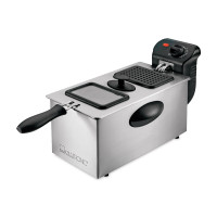 Фритюрница, 3 л, нержавеющая сталь, стальной, CLATRONIC, Германия