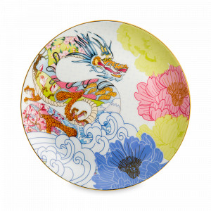 Тарелка закусочная Decor de table, 21 см, фарфор, белый, декор, серия Волшебный Дракон, DECOR DE TABLE, Россия, DECOR DE TABLE (Россия)
