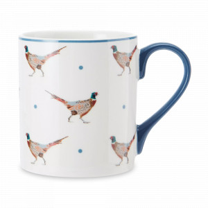 Кружка Pheasant, 280 мл, фарфор, белый, декор, серия Mikasa Hampton, KITCHEN CRAFT, Великобритания, Кружки